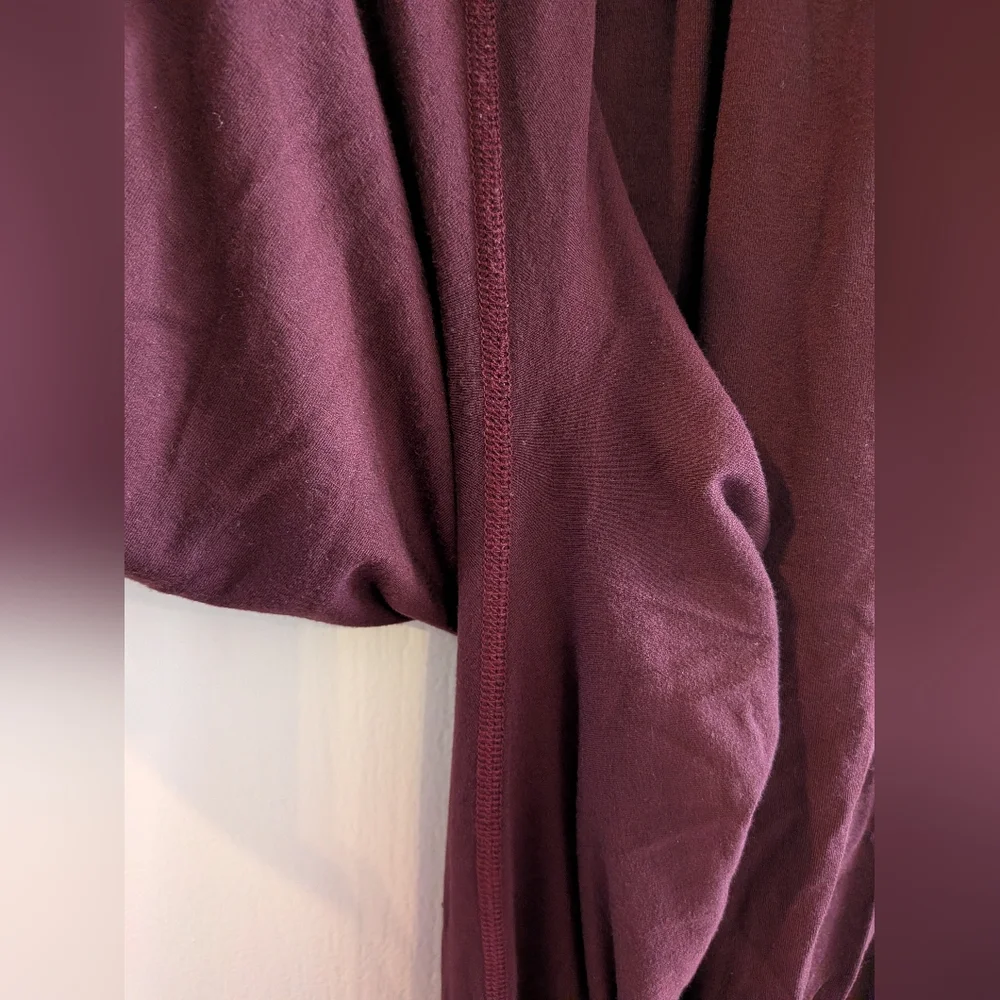 Imbodhi Bohdi Jumper Jumpsuit Burgundy Size Medium Minimalist Yoga Loungewear - Picture 8 of 14